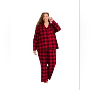 WonderShop At Target Women's Long Sleeve Flannel Sleep Top and Pants Pajama Set
